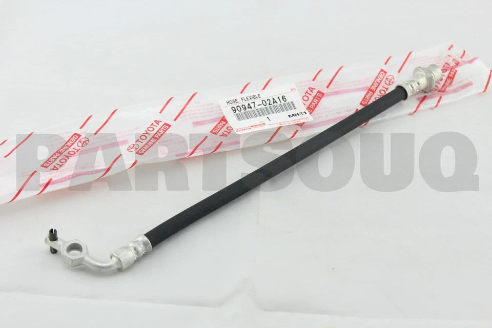 9094702A16 Genuine Toyota HOSE, FLEXIBLE, NO.1(FOR FRONT) 90947-02A16 - Image 2 of 4