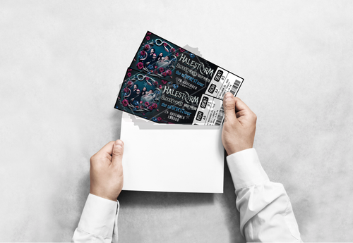 Halestorm Mock Ticket The nEVEREST Tour | Personalised Gift Reveal | Keepsake - Picture 3 of 3