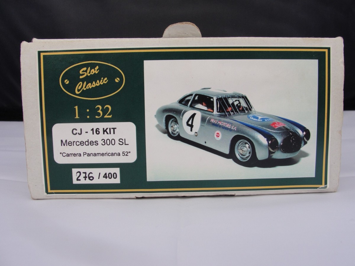 Mercedes Benz 300SL TOP SLOT échelle 1/32 – Argent, Occasion