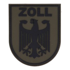 Rubberpatch Zoll steingrau-oliv ZUZ Spezialeinheit