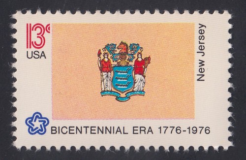 US Stamp #1635 New Jersey State Flag Bicentennial Packet of 100, VF NH - Picture 2 of 2