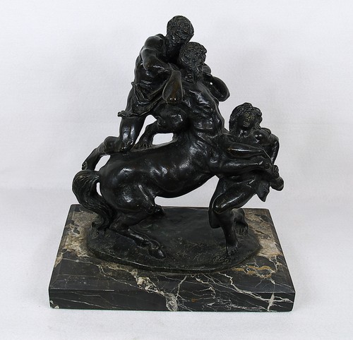 Augusto Rivalta (Italian, 1838–1925) "Hercules and the Centaur" Antique Bronze - Picture 2 of 12