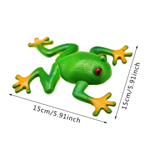 Realistic Frog Toy Stretchy Squishy Frog Relief Anxiety Sensory Toy Stress Ball