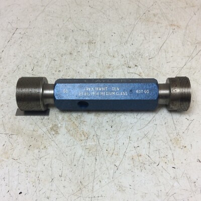 Go / No Go 1-3/8'' x 18 - WHIT GEN - Go/No Go Plug Gewindelehre (gebraucht)