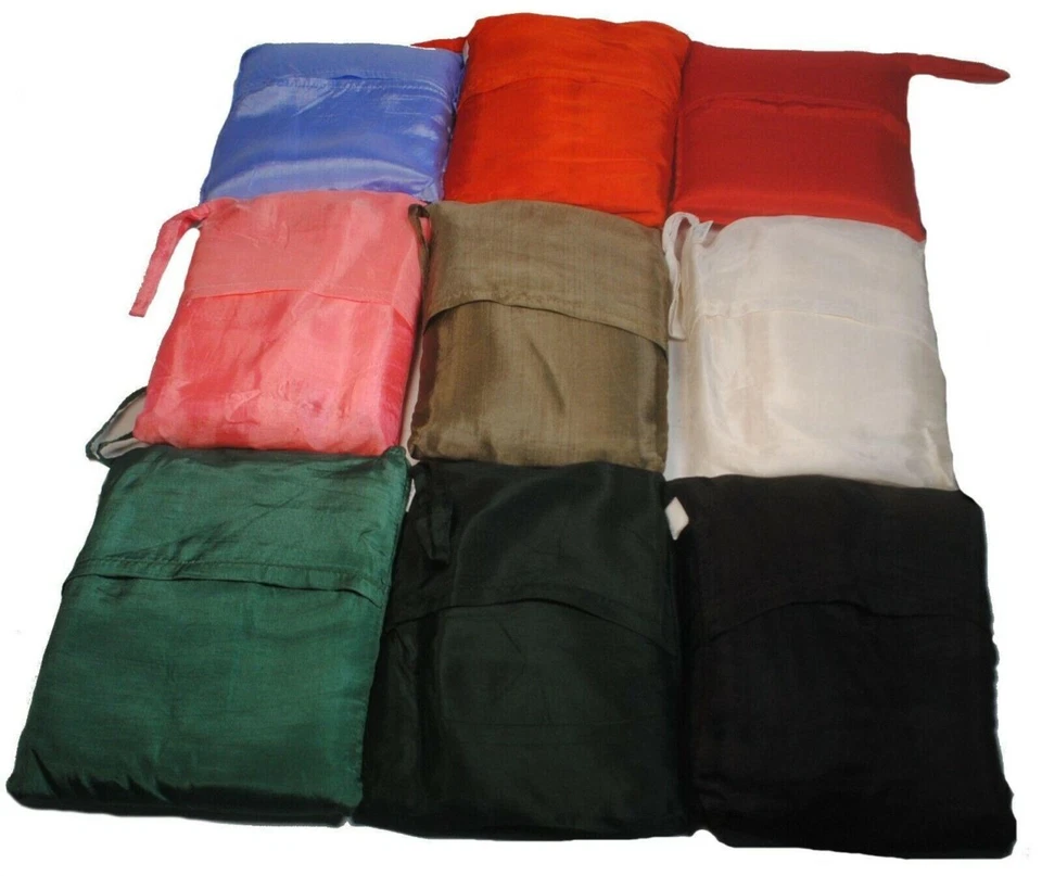 Luxury Ethical Vietnamese Silk Single Travel Sleeping Bag Liner Cover 10 colours - Image 2 of 4