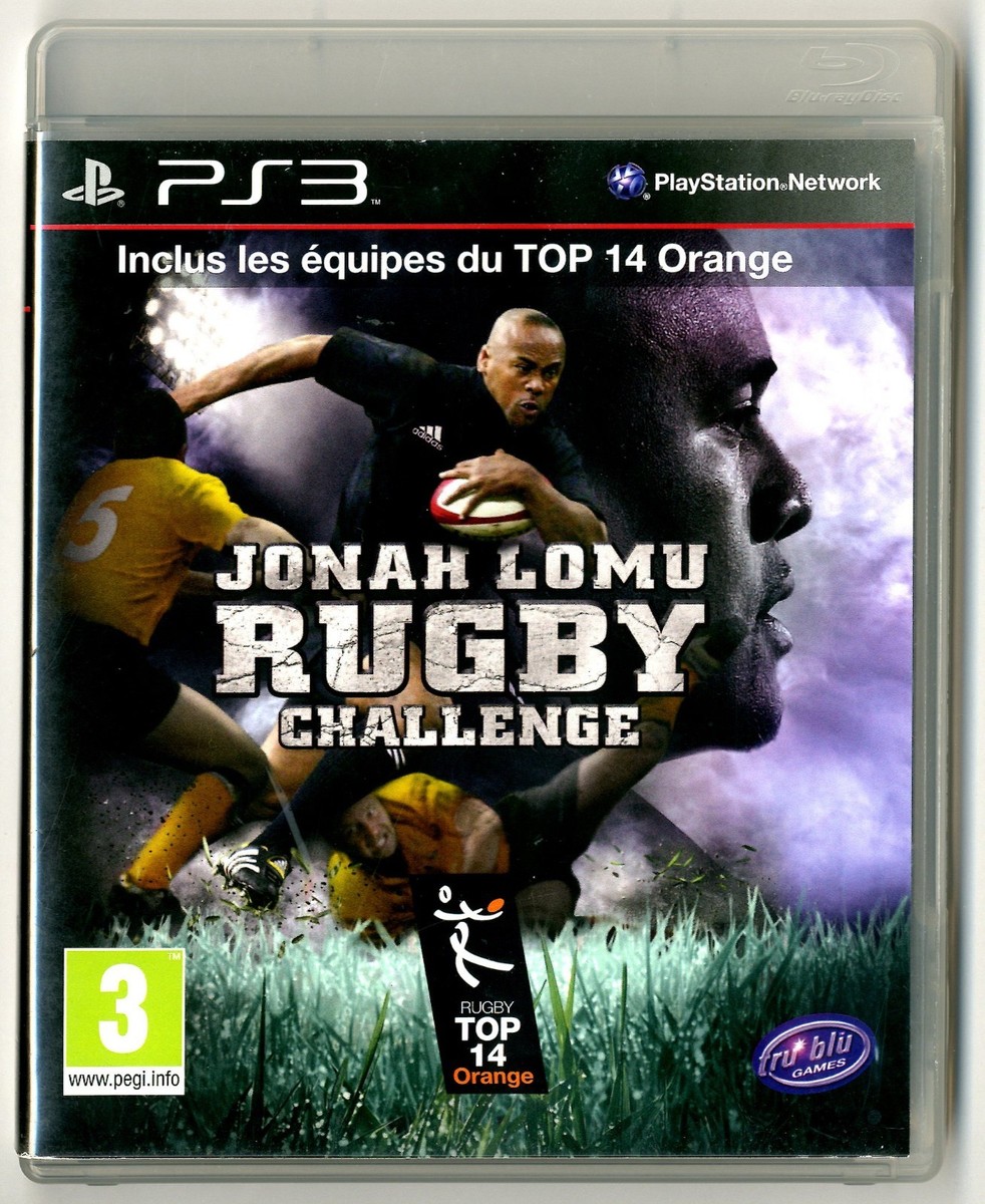 Jonah Lomu Rugby Challenge 2 - PS3 - Bon état - Complet - Pal Jonah Lomu Rugby Challenge 2 - PS3 - Bon état - Complet - Pal