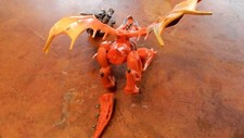 Mega Bloks Dragon's Universe Rapid Fire Fighter Figure & Dragon with Broken Tail