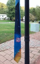 VTG RALPH MARLIN 1991 Tie Star Trek: The Next Generation Necktie Good Condition 