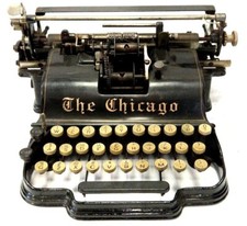 Antique 1898 THE CHICAGO Antique and Rare Typewriter Typewriter thumbnail