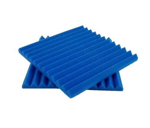 12 pk 12x12x1" Wedge Acoustic Foam Soundproof Wall Record Studio Panel Tile Blue - Bild 2 von 4