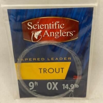 Bas De Ligne Conique Pêche à La Mouche Scientific Anglers 9ft 14.9lb – Nylon Leader Truite