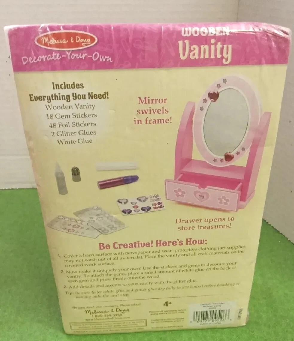 Melissa and doug wooden vanity 2025