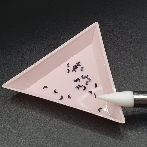 Framendino Nagelbohrer-Bithalter Aus Metall – Aufbewahrungsbox Für Maniküre-Köpfe, 7,6x7,6x5,8 Cm, Silber