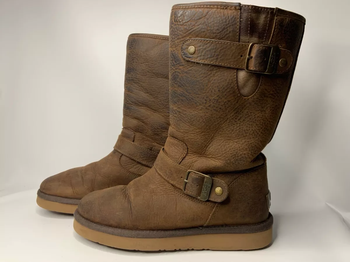 UGG Australia Sutter Boots Metal Logo USA 7 EUR 38 UK 5.5 1005374