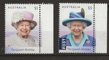 Australia 2019 - Queen Elizabeth II Birthday Set of 2 - MNH