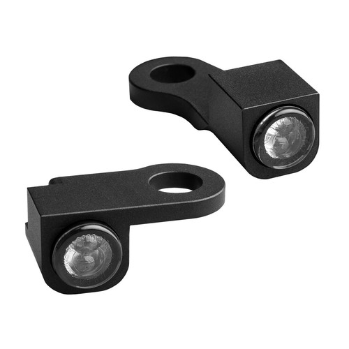 HeinzBikes NANO BLINKER passend für Sportster 2014-2020 : schwarz mit Positionsl - Bild 2 von 8