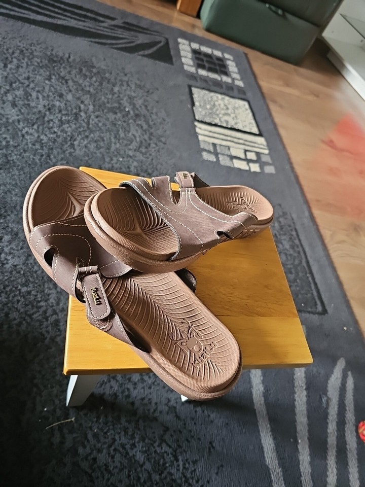 Ladies Brown SANDALS UK Size 8 eBay