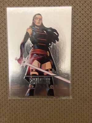 2023 Marvel Fleer Ultra Wolverine Medallion M-36 Psylocke
