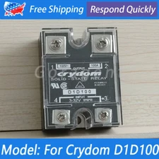 NEW For Crydom D1D100 SSR Solid State Relay Output 100A 100V Input 3-32VDC US