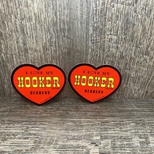 I Love My Hooker Headers Hot Rod Speed Shop Drag Racing Decal Sticker Lot Pair I Love My Hooker Headers Hot Rod Speed Shop Drag Racing Decal Sticker Lot Pair