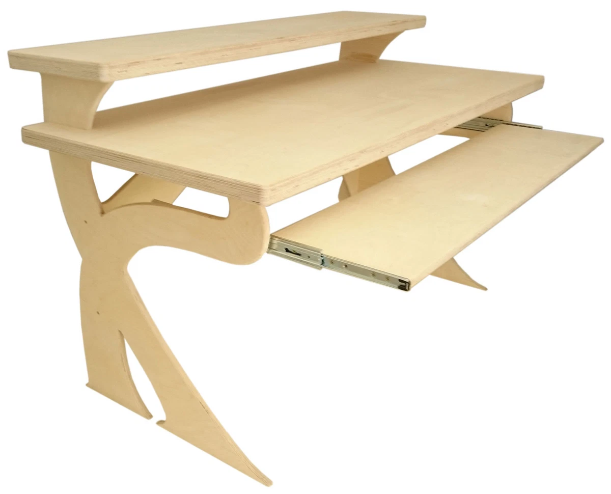 Birch Ply Producer Composer Desk for full 88 key Electric piano