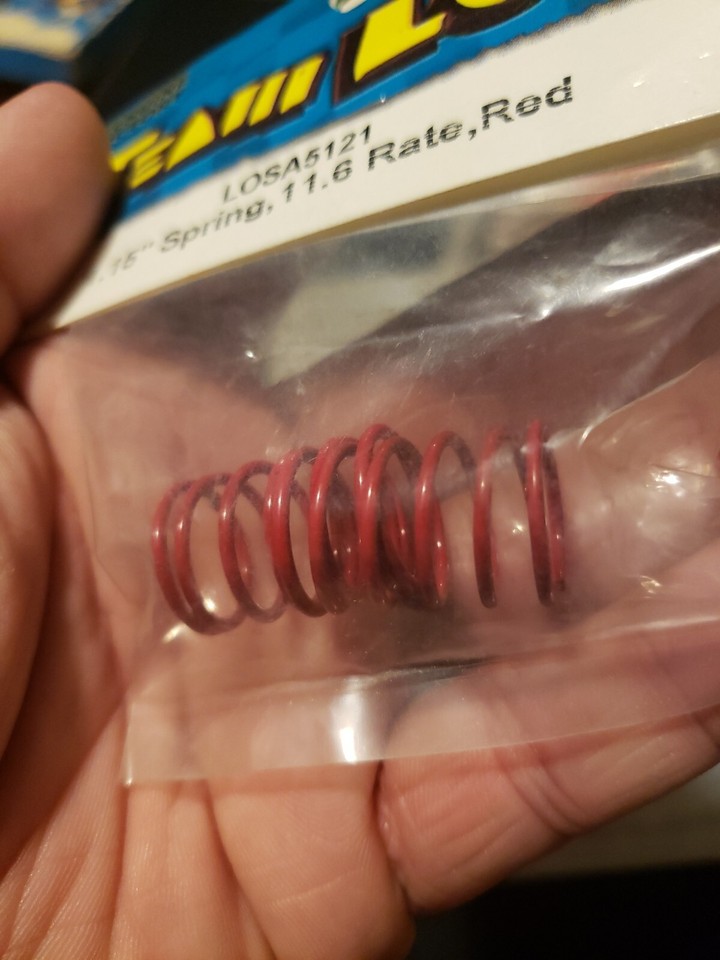 Losi Shock Spring Soft Red 2.2 Rate 4 LMT LOS243018 Elec Car/Truck Replacement Parts