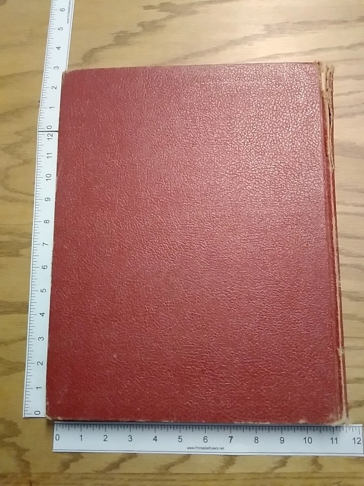 Collier's World Atlas And Gazetteer 1935 Oversized Antique Rare Fair Condition - Image 3 of 4