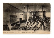 CPA -79- SAINT MAIXENT - Ecole Militaire - Salle des Conférences - voyagée 1912