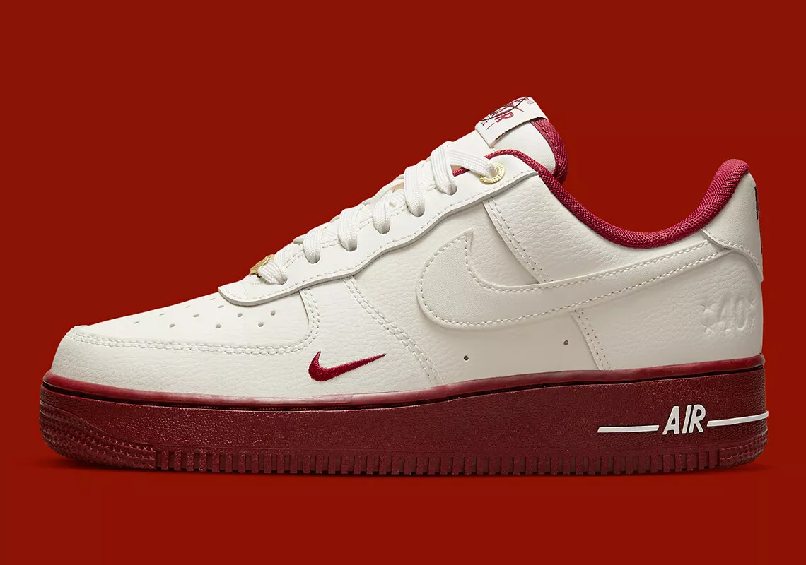 Women's Nike Air Force 1 Low SE Sail Team Red Gold