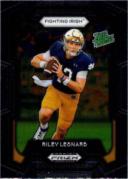 Riley Leonard 2024 Prizm Draft Picks Base Rated Prospect #106