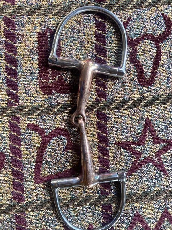 Jacks Copper Mouth Dee Ring Racing Bit
