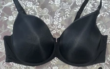 PPWC Curvy Couture Black bra Underwire Straps can cross in back 3 hook eye 42DD