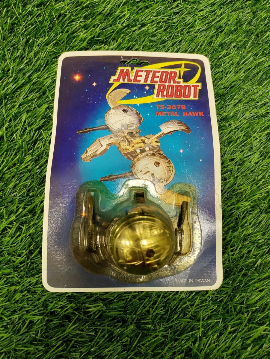 Meteor Robot TS 307B Metal Hawk Super Rare Collectible '80s