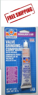 Permatex 80036 VALVE GRINDING COMPOUND 1.5 oz. Tube MADE IN USA Free Shipping