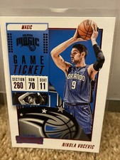  Nikola Vuecevic Red Parallel Game Ticket 2018-2019 Basketball Card 