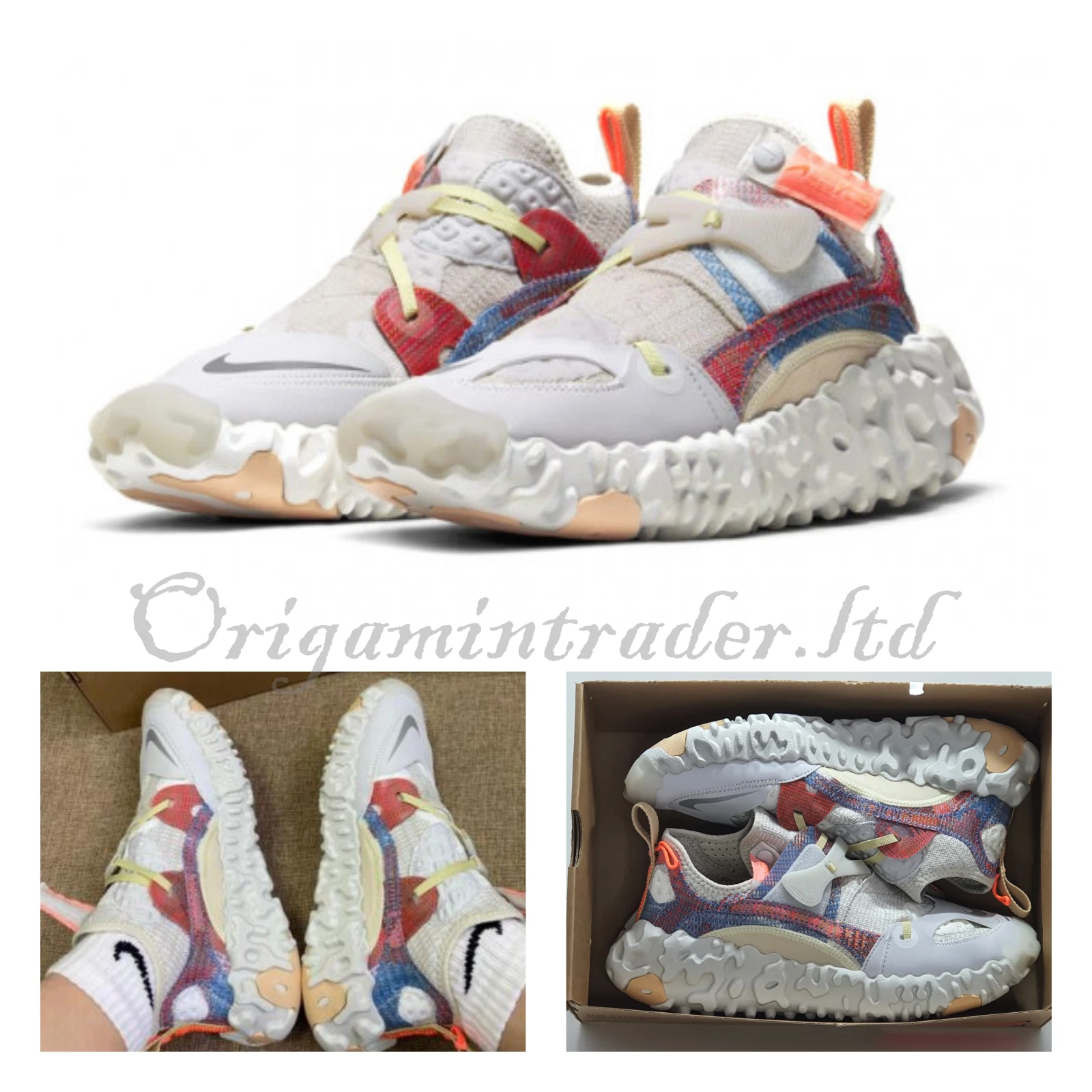Nike Overreact Flyknit ISPA Trainers CD9664-100
