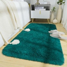 Teal Green Runner Rug 2x4 Hallway Runners Non Slip Runner Rugs for Entryway K...