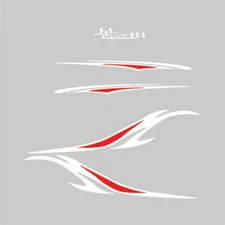 Stripes Graphics Sticker Body Side DIY Decoration Vinyl Decals For Car Truck SUV