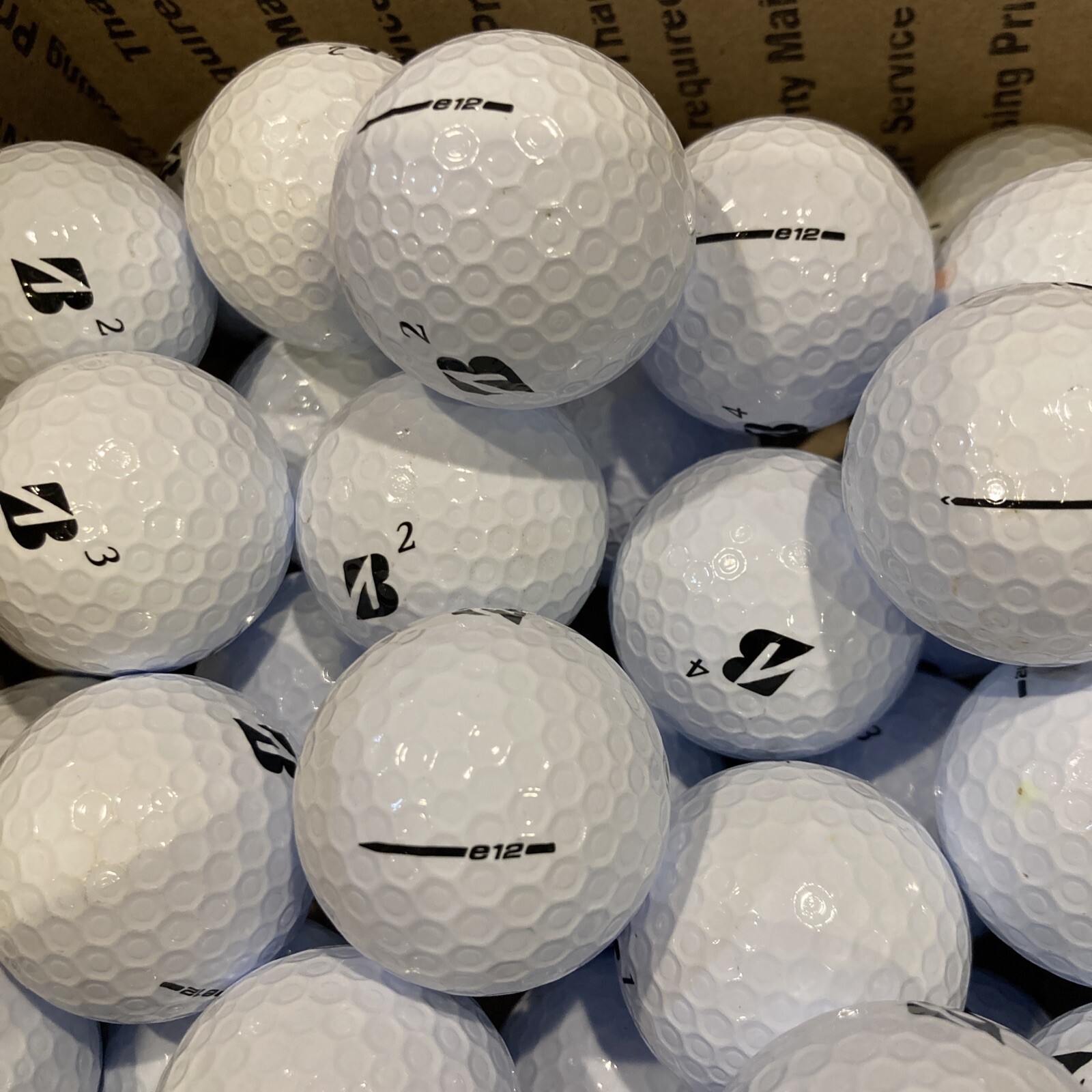 48 Used Bridgestone E12 Golf Balls AAAAA eBay