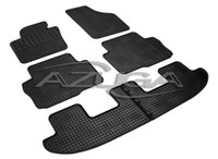 Gummimatten 6-Teilig Passend FüR VW Sharan/Seat Alhambra Ab 2010 Gummi-FußMatten