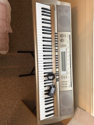Casio WK-200 Keyboard, with stand and plug in adapter. Hardly used