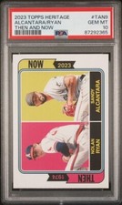 2023 Topps Heritage Then and Now #9 Nolan Ryan/Sandy Alcantara PSA 10 Pop 2