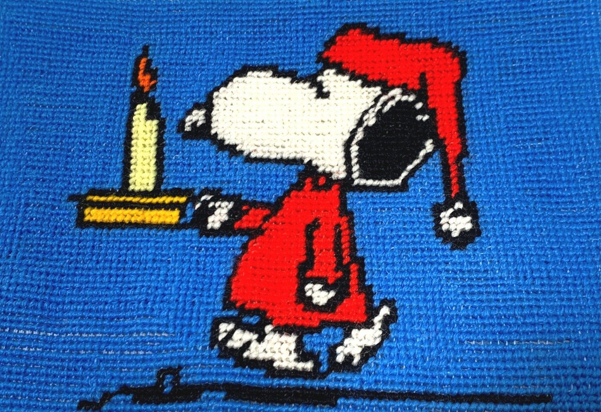 Malina Peanuts Snoopy Good Night 8111-009 Crewel Needlepoint