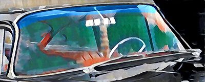 BUICK Electra Invicta LeSabre 59-60 Windschutzscheibe Windshield Parabrazza gr/B