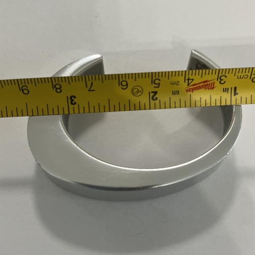 Vtg. 1989 D. Katz anodized aluminum asymmetrical mod bracelet —(J) - Picture 8 of 11