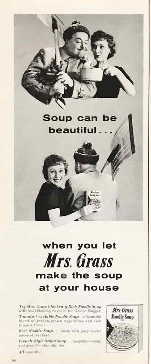 StewMac ステューマック のスプールクランプ ６個セット 美品 1962 Mrs. Grass Noodle Soup PRINT AD Soup Can Be Beautiful | eBay