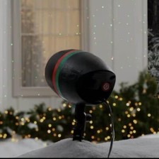 Star Shower Christmas Projector Light Red and Green With Stake Motion Laser