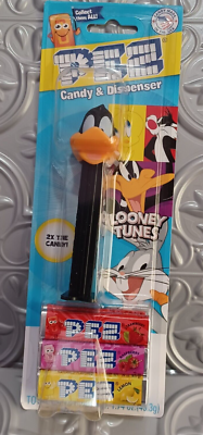 Pez Dispenser Daffy Duck Looney Tunes 2X The Candy and Dispenser
