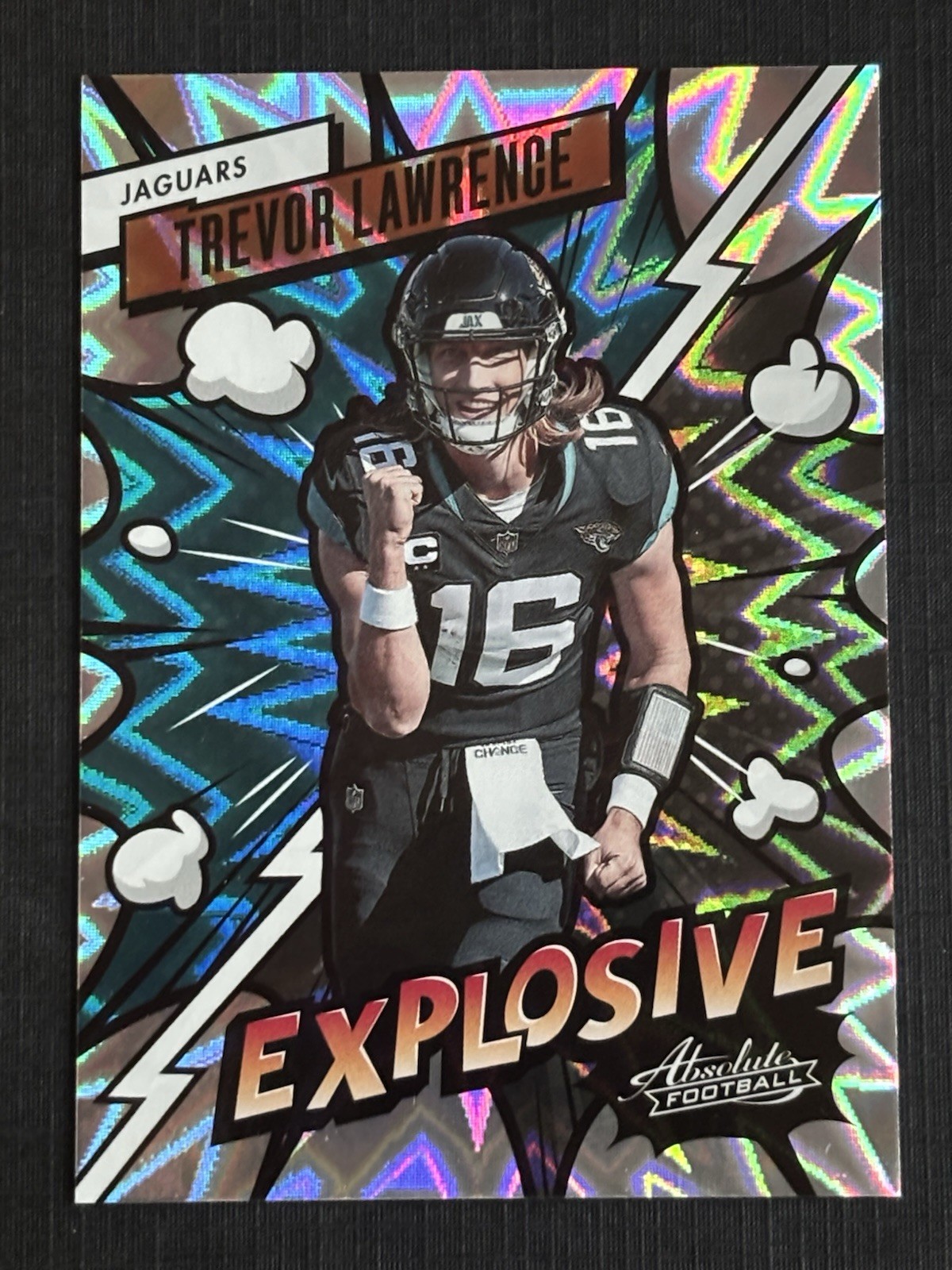 2023 Panini Absolute Trevor Lawrence #12 Jacksonville Jaguars Explosive