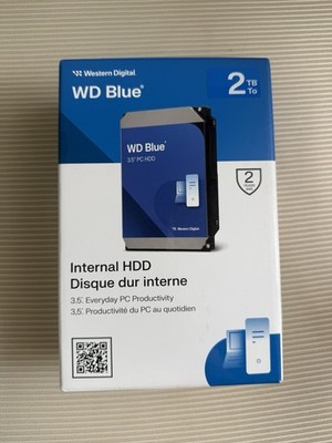 WD Blue 2TB Desktop Hard Disk Drive - 7200 RPM SATA 6Gb/s 256MB Cache 3.5 Inch -